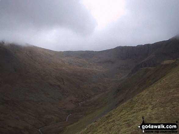 Walk gw122 The Cwm Llafar Horseshoe - The Cwm Llafar Horseshoe via Mynydd Du