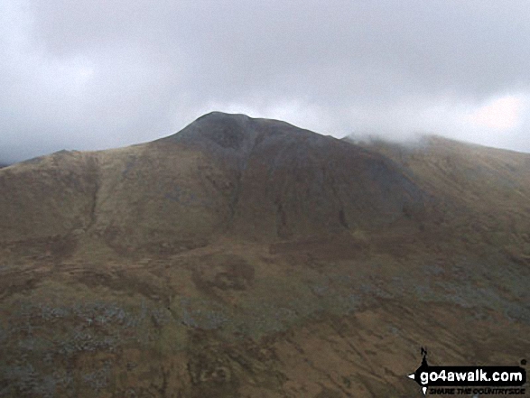 Walk gw122 The Cwm Llafar Horseshoe - Yr Elen from Foel Meirch