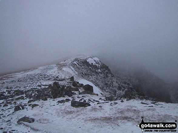 Walk gw122 The Cwm Llafar Horseshoe - Carnedd Llewelyn from Bwlch Cyfryw-drum