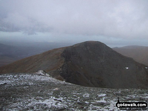 Walk Yr Elen walking UK Mountains in The Carneddau Snowdonia National Park Conwy, Wales