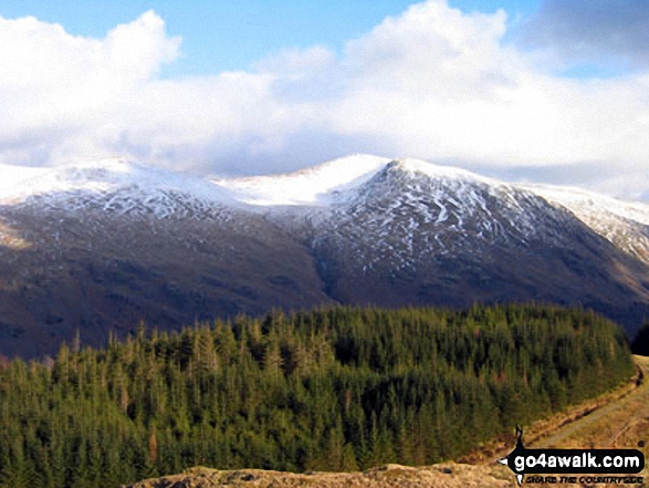 Helvellyn from Castle Crag (Ashness Fell)