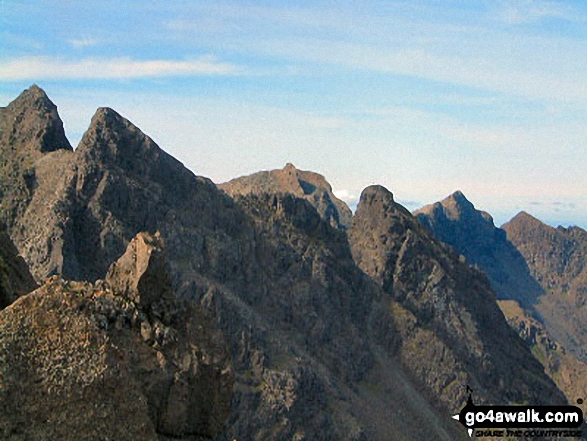 Walk Sgurr Alasdair walking UK Mountains in The Inner Hebrides (Western Isles)  Highland, Scotland