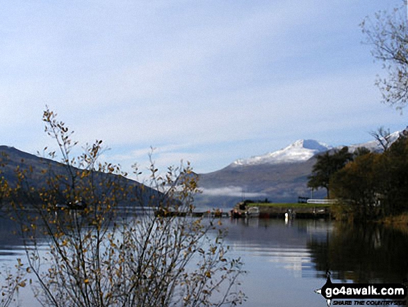 Snow capped Ben Lawers and Loch Tay from Kenmore 