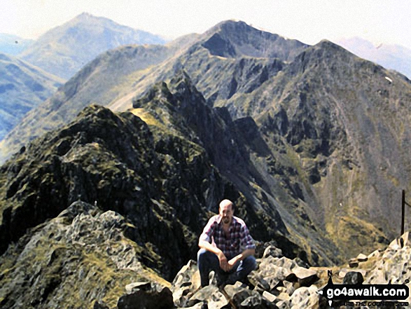 Walk h128 Aonach Eagach from Pass of Glen Coe - Aonach Eagach, Glen Coe - What a ridge walk - the best in Britain