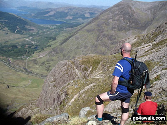 Walk h102 Bidean nam Bian and Stob Coire Sgreamhach - Loch Leven and Glenco from near the summit of Bidean Nam Bian