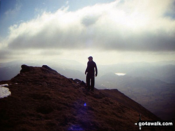 Walk c170 Blencathra or Saddleback via Hall's Fell Ridge from Threlkeld - On Blencathra