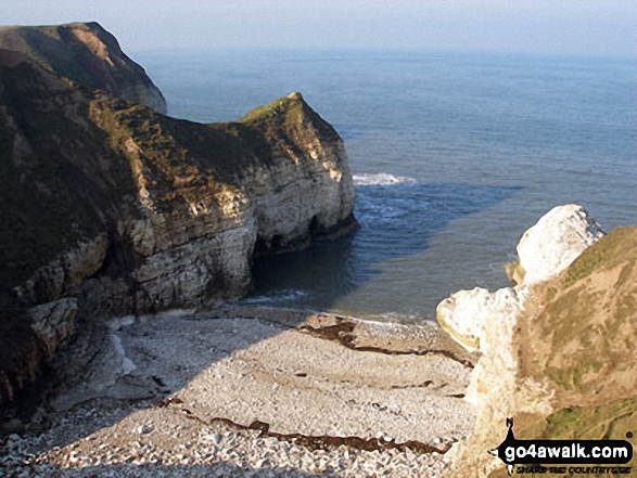 Walk ey112 Flamborough Head and North Landing from South Landing - Thornwick Bay, Flamborough Head