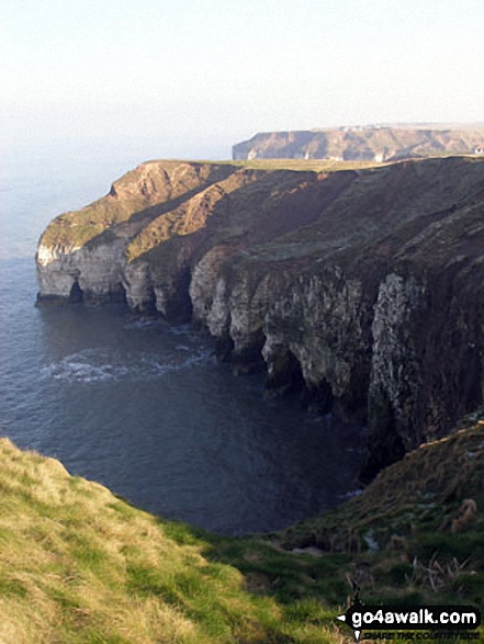 Walk ey112 Flamborough Head and North Landing from South Landing - Thornwick Bay, Flamborough Head