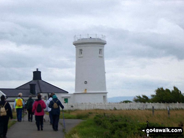 The new lighthouse at St Donat's Bay 