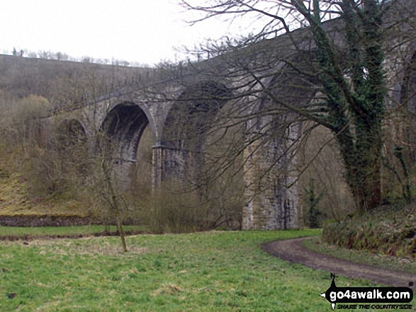 Walk d230 Monsal Dale from Ashford in the Water - Monsal Head viaduct