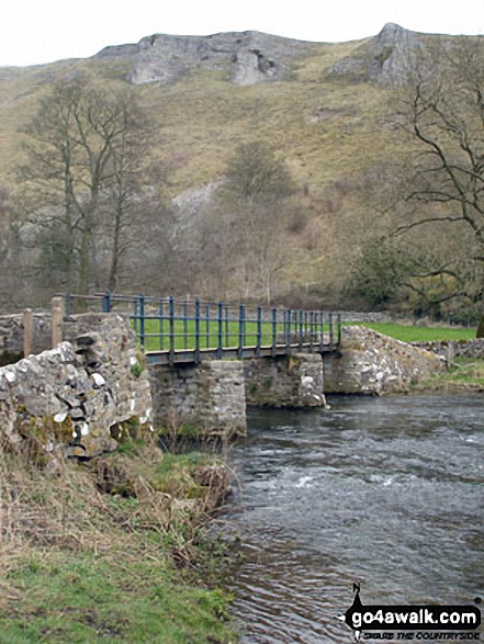 Walk d270 Monsal Head, Monsal Dale and Deep Dale from Ashford in the Water - Netherbeck Farm Bridge