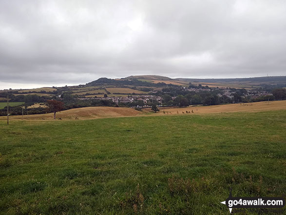 Shanklin Down, Luccombe Down and St Boniface Down from Godshill Park 