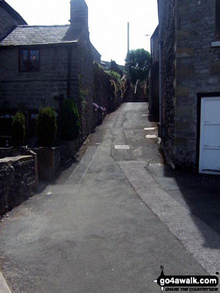 Walk d155 Great Hucklow, Tideswell Moor and Bradwell Moor from Bradwell - Bradwell Village