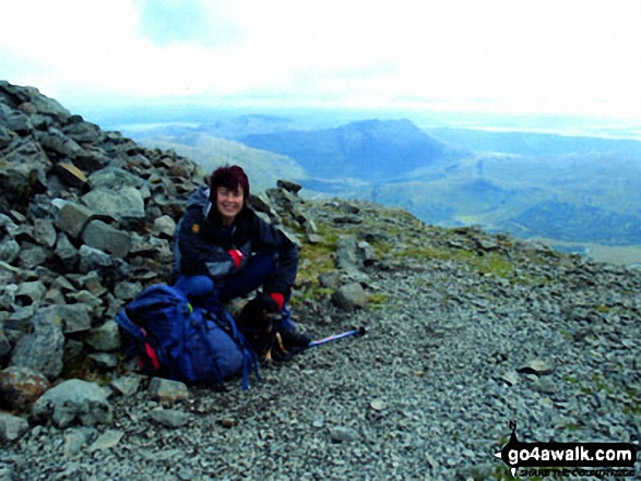 Me and Mackie on Ben More (Mull) 