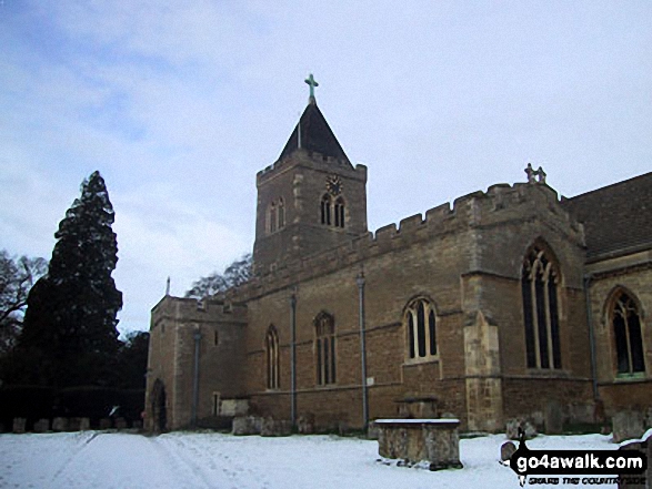 Walk bd126 Gorewell from Turvey - Turvey Church