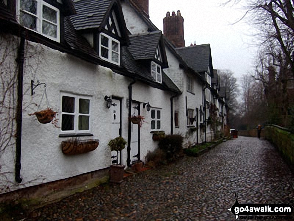 Walk ch161 Great Budworth from Arley Hall - Cottages in Great Budworth