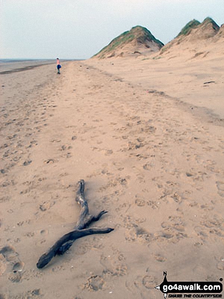 Walk me109 Ainsdale Nature Reserve and Coast from Ainsdale-on-Sea - Ainsdale Sands