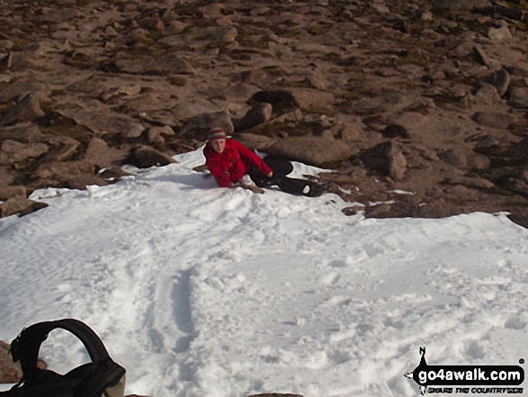 Me on Ben Macdui in Cairngorms Aberdeenshire Scotland