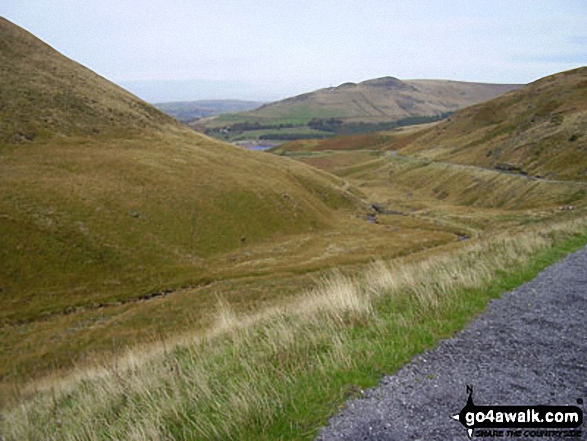 Dick Hill and Dovestones Reservoir from Chew Reservoir