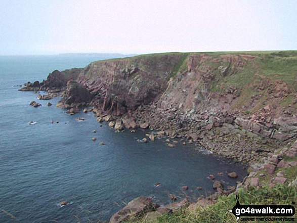 Walk pe135 Porth Clais from Porthstinian - The Pembrokeshire Coast Path