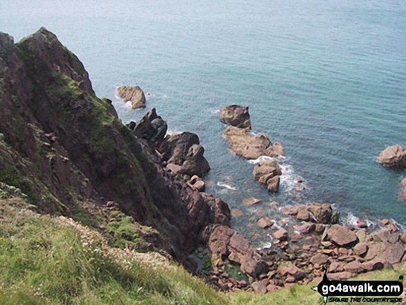 Walk pe103 Aber Rhigian and Castle Hill from Newport - The Pembrokeshire Coast Path