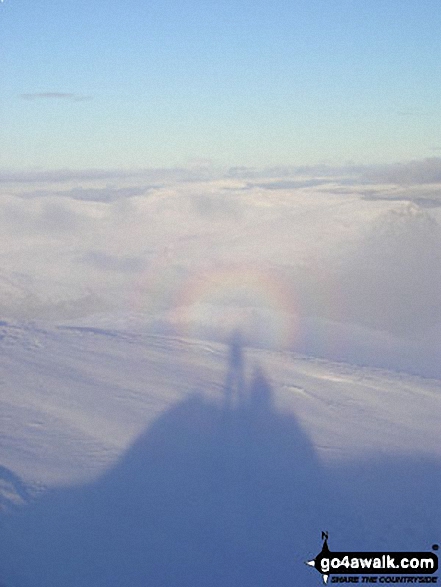 Me and 'The Goat' on Beinn Heasgarnich in The Mamlorn Hills Perth and Kinross Scotland