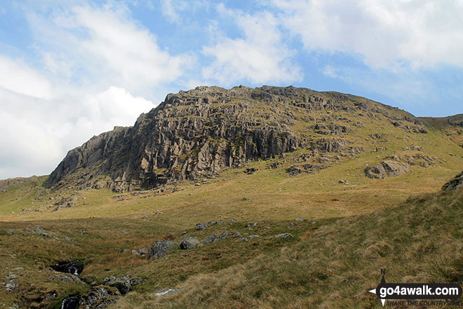 Walk c243 High Raise and Ullscarf from Rosthwaite - Standing Crag from Blea Tarn