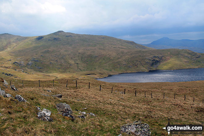 High Saddle (Coldbarrow Fell) (left) and Low Saddle (Coldbarrow Fell) from Bell Crags (Watendlath Fell)