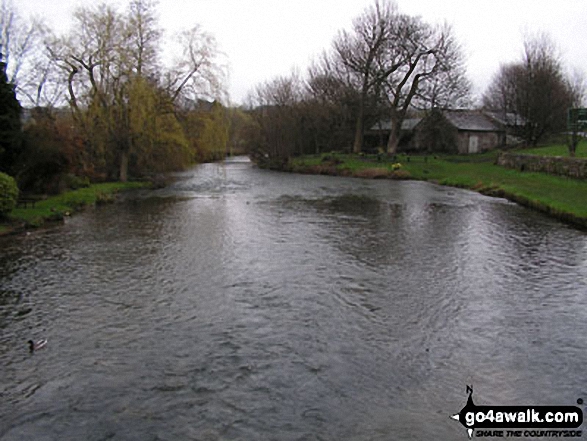 Walk d270 Monsal Head, Monsal Dale and Deep Dale from Ashford in the Water - The River Wye at Ashford in the Water