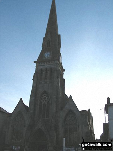 Church in St Ives Town Centre 