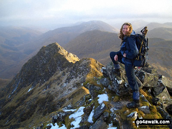 Walk The Saddle (Glenshiel) walking UK Mountains in Glen Shiel to Glenfinnan and Loch Eil  Highland, Scotland