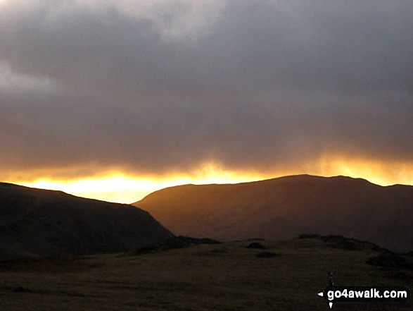 Walk c442 Great Gable and Green Gable from Honister Hause - Kirk Fell from Brandreth