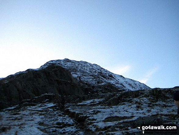 Walk c306 The Old Man of Coniston and Wetherlam from Coniston - Approaching the summit of Wetherlam