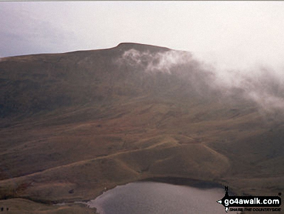 Walk po127 Fan y Big, Cribyn, Pen y Fan and Corn Du from Neuadd Reservoir - Ascending Pen Y Fan via Corn Du