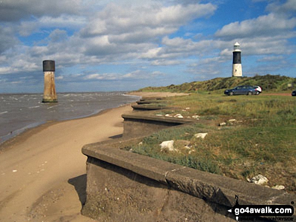 The old and newer lighthouse, Spurn Head 