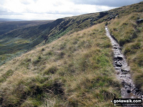 The Pennine Way north of  Black Chew Head (Laddow Rocks) 