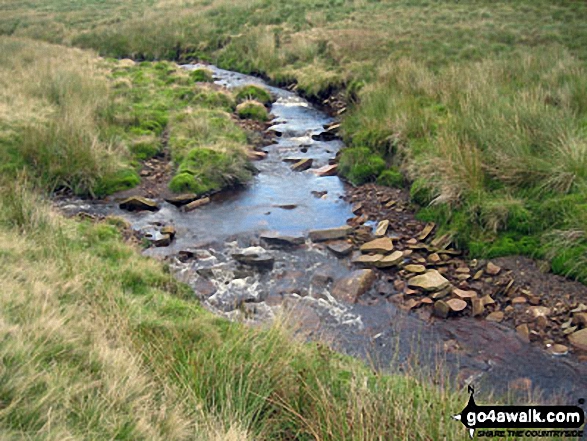 Crowden Great Brook near Sliddens in The Peak District, Derbyshire