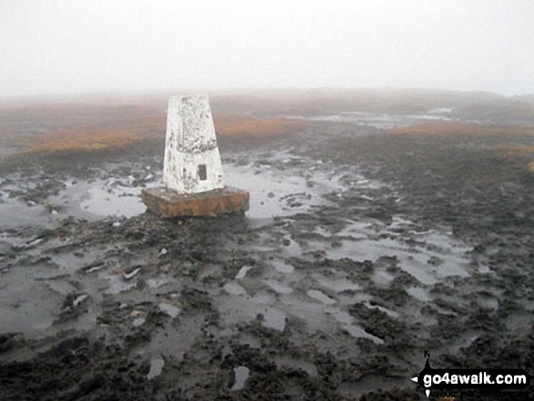 Brown Knoll (Edale) trig point