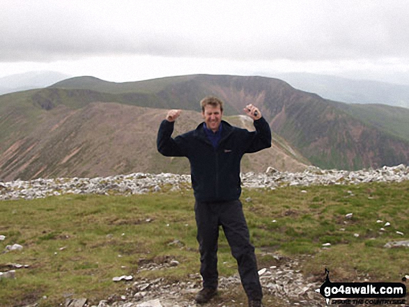 My mate Chris on Stob Ban (Mamores) 