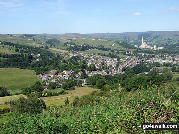 Bradwell village from Bradwell Edge 