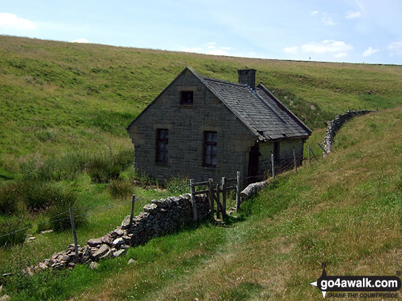 Walk d117 Burton Bole End and Abney Clough from Bradwell - The former pumping station for Bretton Brook on Abney Moor