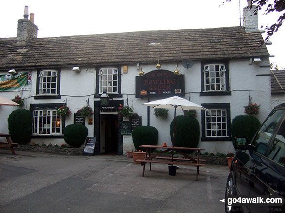 Walk d223 Durham Edge, Great Hucklow and Little Hucklow from Bradwell - The Bowling Green, Bradwell