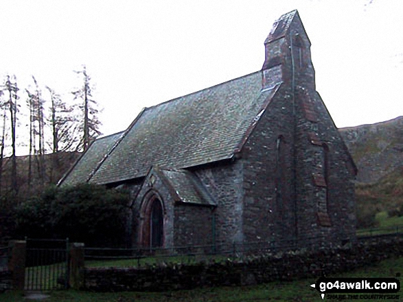 Walk c227 Martindale from Howtown - St Peter's Church, Howtown