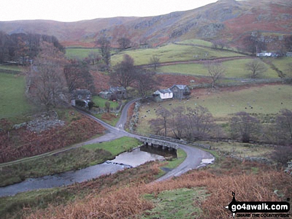 Walk c304 Beda Head and Place Fell from Howtown - Martindale from the lower slopes of Beda Head (Beda Fell)