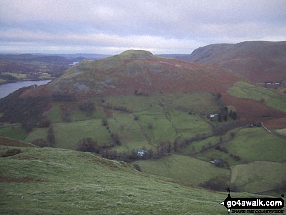 Walk c155 The Knott and Place Fell from Patterdale - Hallin Fell and Ullswater from High Dodd (Sleet Fell)