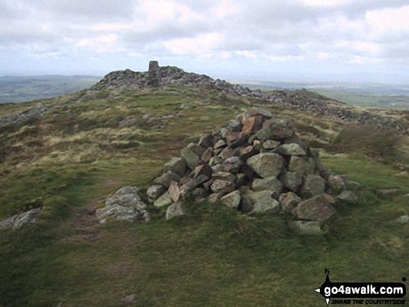 Walk c290 Binsey from Over Water - Binsey Summit