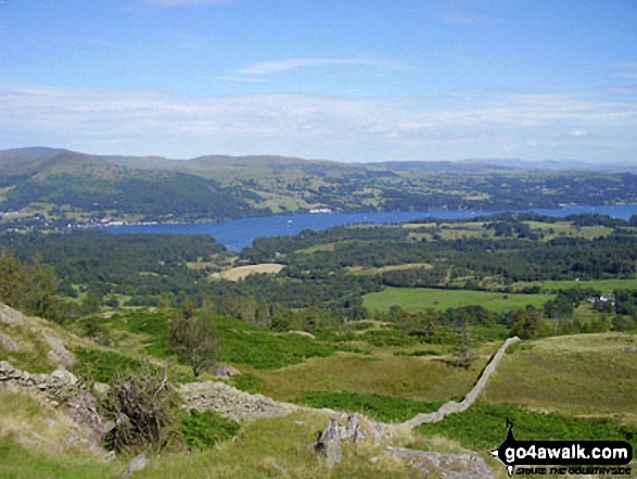 Lake Windermere from Black Fell (Black Crag)