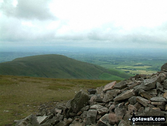 Walk l114 Paddy's Pole (Fair Snape Fell) and Fiendsdale Head from nr Chipping - Parlick from Paddy's Pole (Fair Snape Fell)