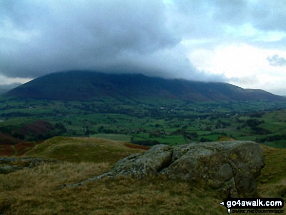 Walk c334 High Rigg from Legburthwaite - Blencathra from High Rigg