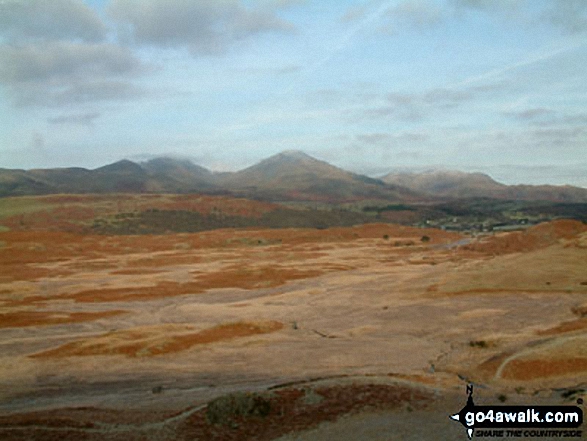 Walk c140 Beacon (Blawith Fells) from Brown Howe - Blawith Common, Torver Low Common and The Coniston Fells from Beacon (Blawith Fells)